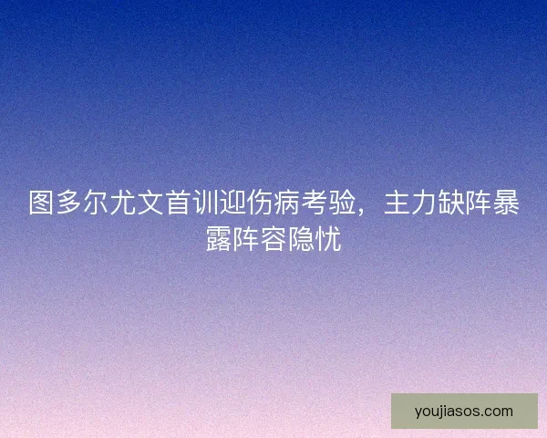 图多尔尤文首训迎伤病考验，主力缺阵暴露阵容隐忧